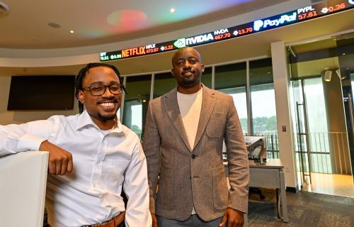 Student and professor