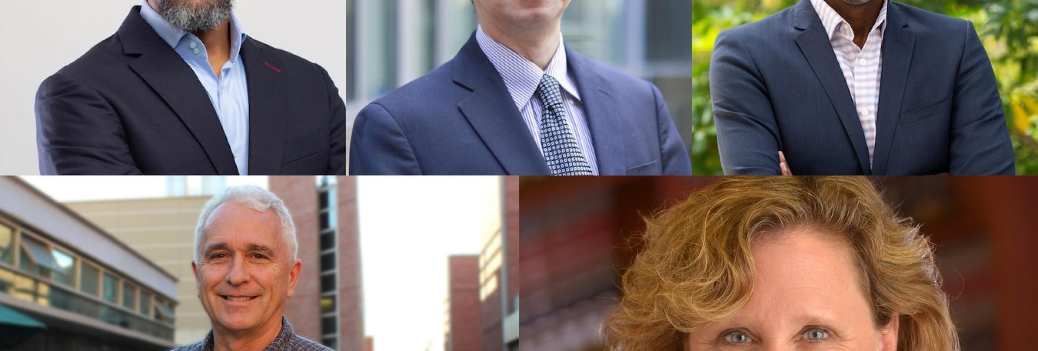 College image featuring Paul Taylor, Jason Cong, Tyrone Howard, Ann Carlson and Thomas Smith